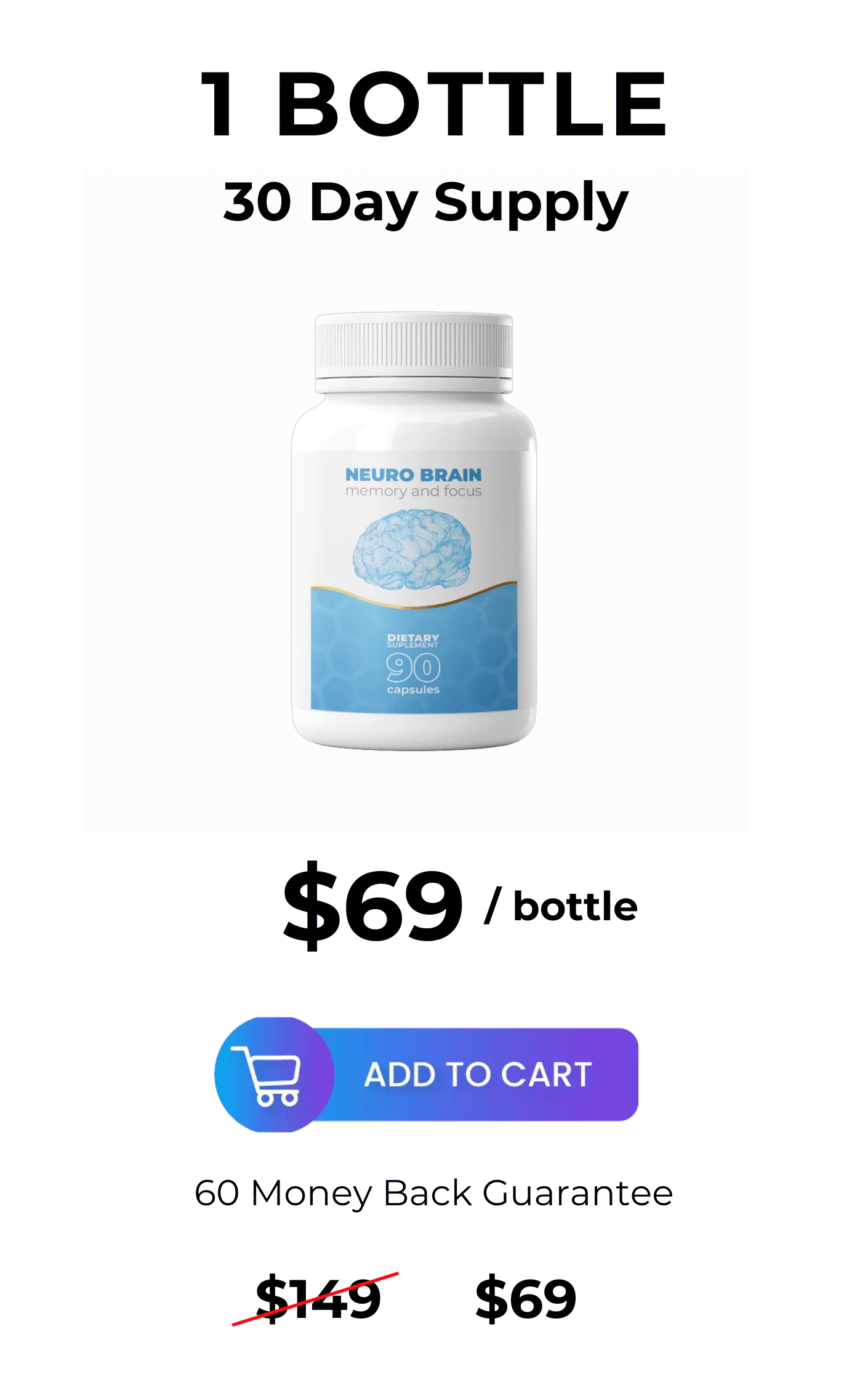 NeuroBrain 1 Bottle